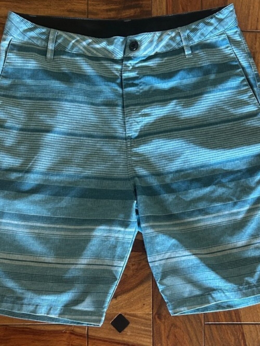 Ocean Current Blue Striped Men's Shorts